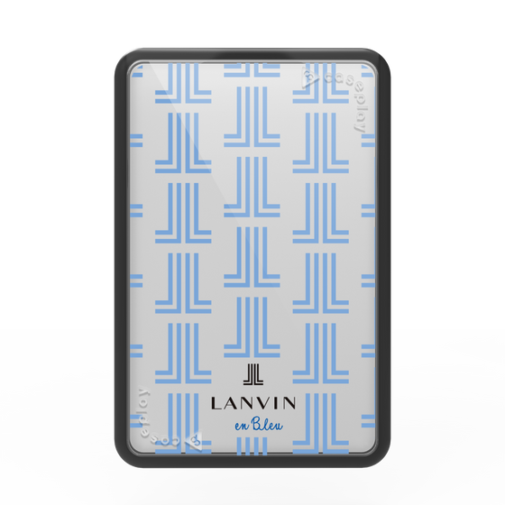 プレミアムカードウォレット［ LANVIN en Bleu - Monogram - Blue ］