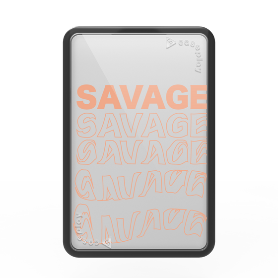 プレミアムカードウォレット［ SAVAGE Orange ］