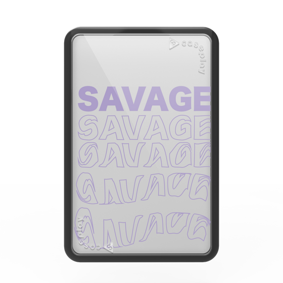 プレミアムカードウォレット［ SAVAGE Purple ］