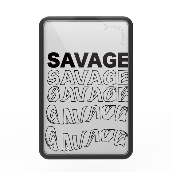 プレミアムカードウォレット［ SAVAGE Black ］