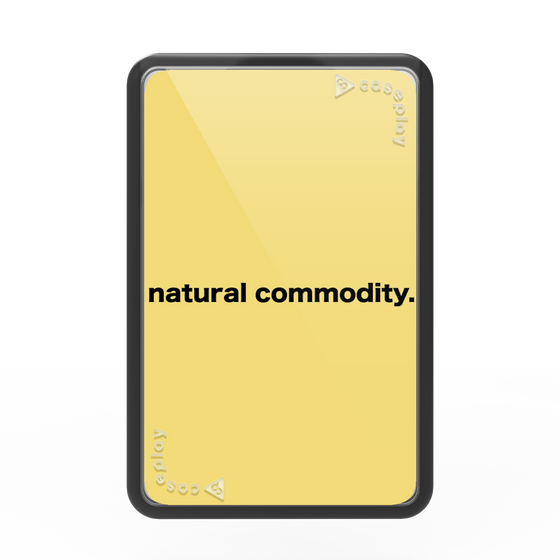 プレミアムカードウォレット［ NATURAL COMMODITY Yellow ］