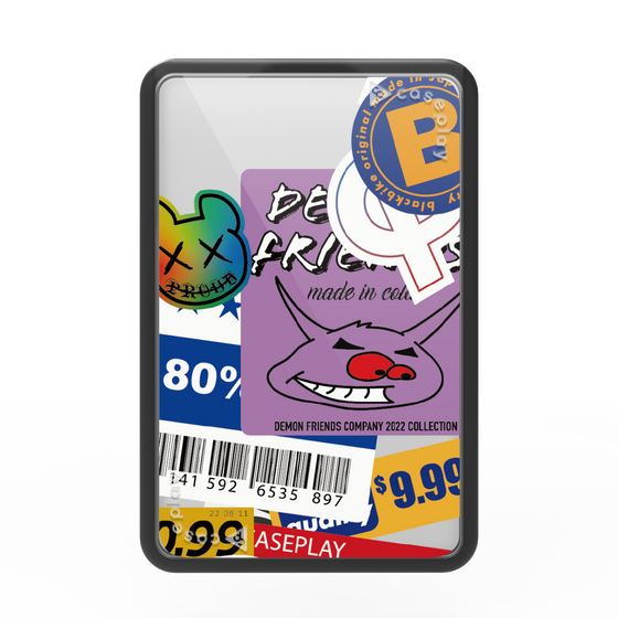 プレミアムカードウォレット［ Demon Friends Sticker .1 ］