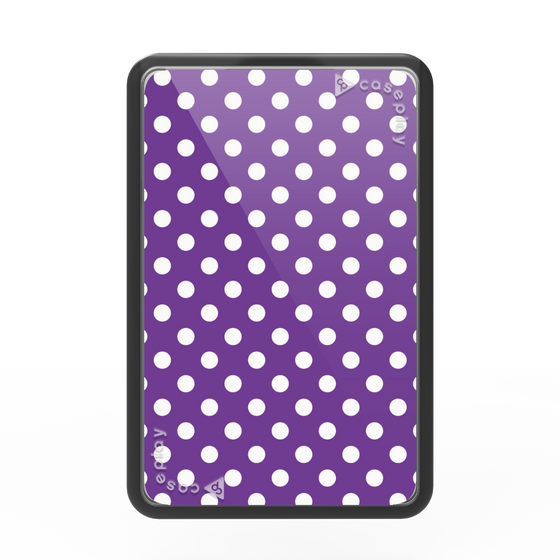 プレミアムカードウォレット［ Small Dot - Purple ］