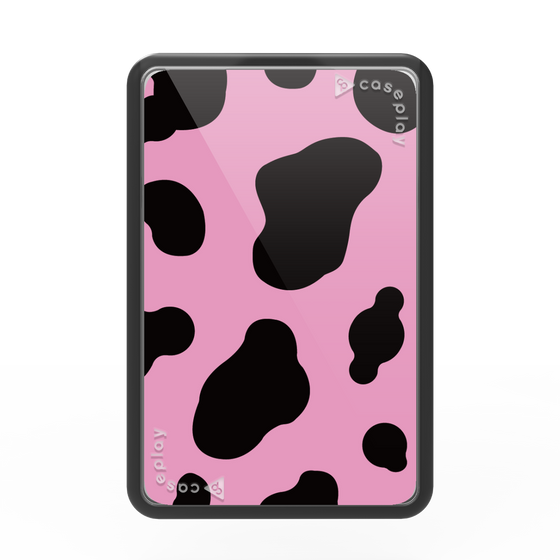 プレミアムカードウォレット［ Cow - Pink ］