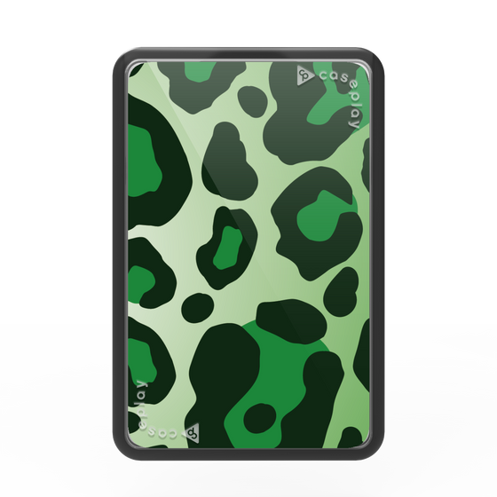 プレミアムカードウォレット［ Leopard - Green ］