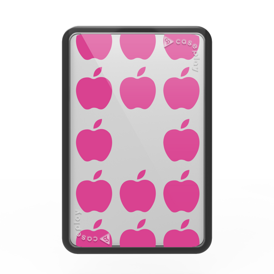 プレミアムカードウォレット［ Apple - Pink ］