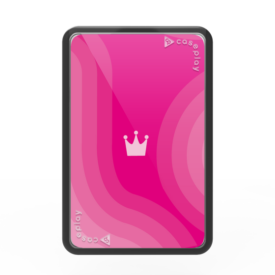 プレミアムカードウォレット［ CASEPLAY Winding Pattern - Pink ］