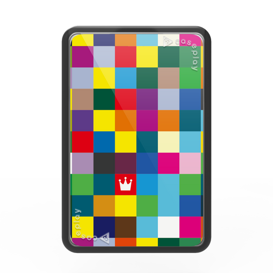 プレミアムカードウォレット［ CASEPLAY Rainbow Check ］