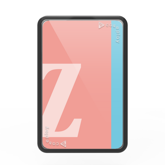 プレミアムカードウォレット［ オリジナル - initial color line - Z pink ］