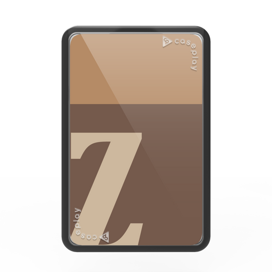 プレミアムカードウォレット［ オリジナル - initial two tone - Z brown ］