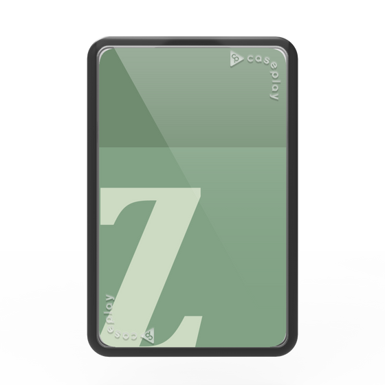 プレミアムカードウォレット［ オリジナル - initial two tone - Z green ］