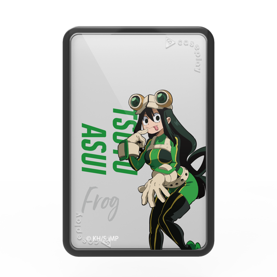 プレミアムカードウォレット［ 僕のヒーローアカデミア - 立ち絵 -蛙吹 梅雨 ］