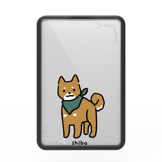プレミアムカードウォレット［ オリジナル - CASEPLAYイヌ - shiba ］