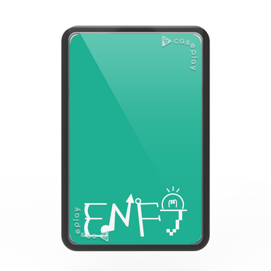 プレミアムカードウォレット［ オリジナル - ENFJ 主人公 - アルファベット - グリーン ］