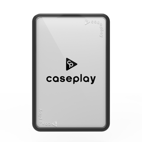 プレミアムカードウォレット［ オリジナル - caseplayロゴ - ブラック/D ］