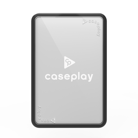 プレミアムカードウォレット［ オリジナル - caseplayロゴ - ホワイト/D ］