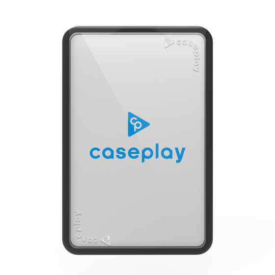 プレミアムカードウォレット［ オリジナル - caseplayロゴ - ブルー/D ］
