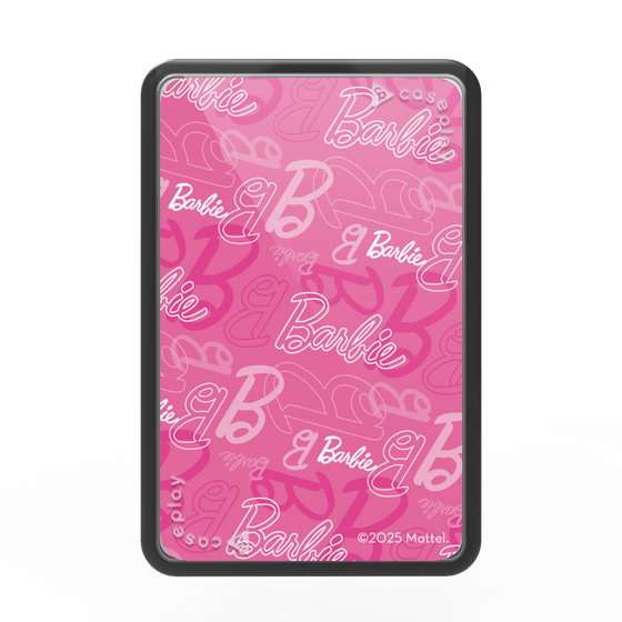 プレミアムカードウォレット［ Barbie - ロゴパターン1 ］