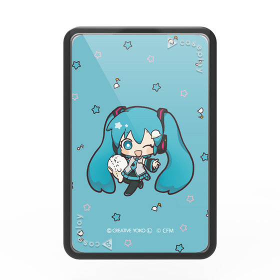 プレミアムカードウォレット［ しろたん×初音ミク - 初音ミク - しろたんと一緒 ］