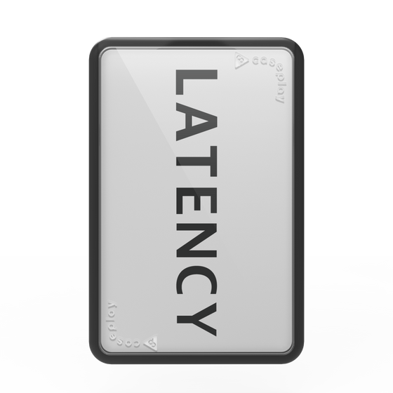 プレミアムカードウォレット［ LATENCY - Logotype - Black ］