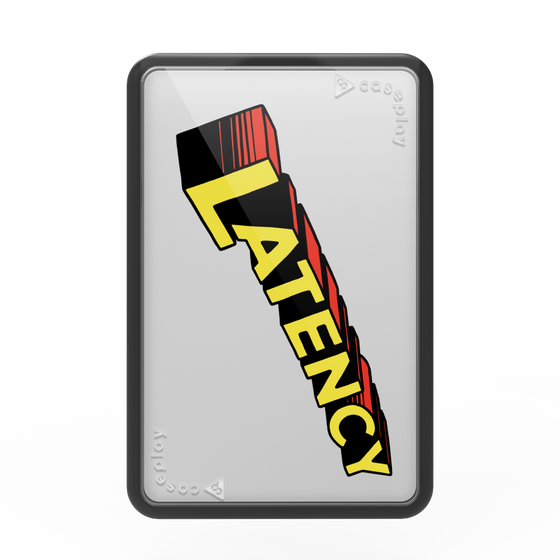 プレミアムカードウォレット［ LATENCY - Rock logo ］