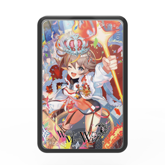 プレミアムカードウォレット［ クイズRPG 魔法使いと黒猫のウィズ - アレスちゃん ］