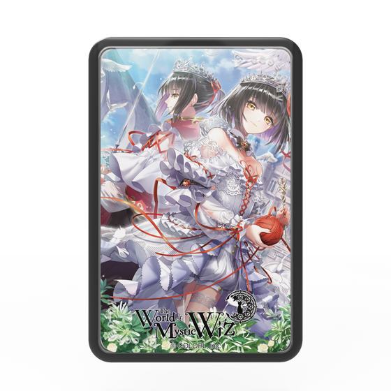 プレミアムカードウォレット［ クイズRPG 魔法使いと黒猫のウィズ - スノウ ］