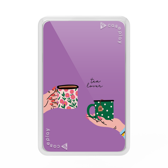 プレミアムカードウォレット［ Teatime - Purple ］