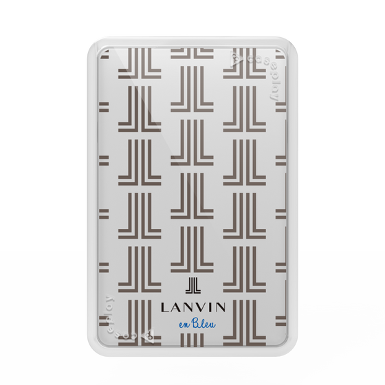 プレミアムカードウォレット［ LANVIN en Bleu - Monogram - Black ］