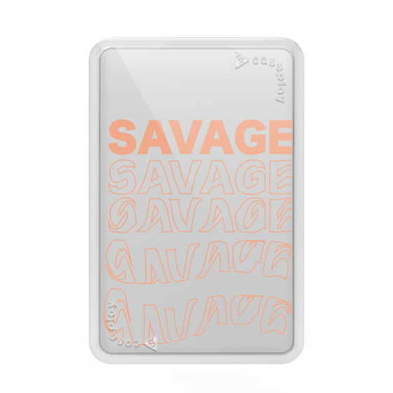 プレミアムカードウォレット［ SAVAGE Orange ］