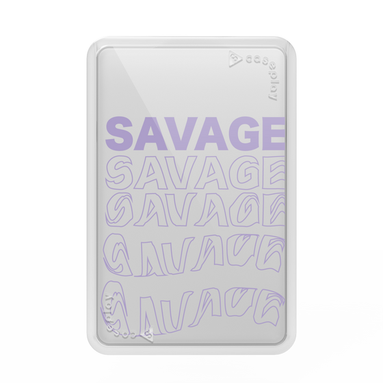 プレミアムカードウォレット［ SAVAGE Purple ］