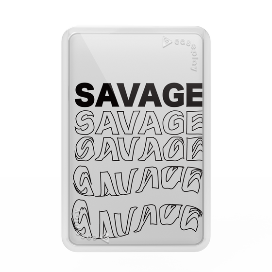 プレミアムカードウォレット［ SAVAGE Black ］