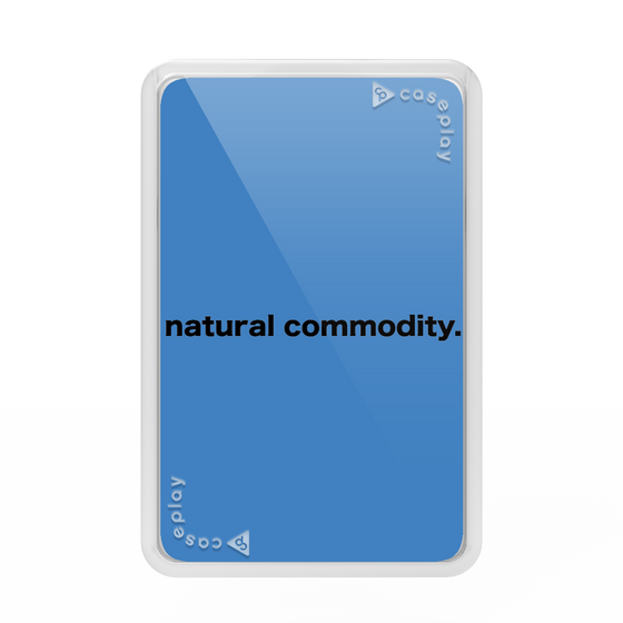 プレミアムカードウォレット［ NATURAL COMMODITY Blue ］