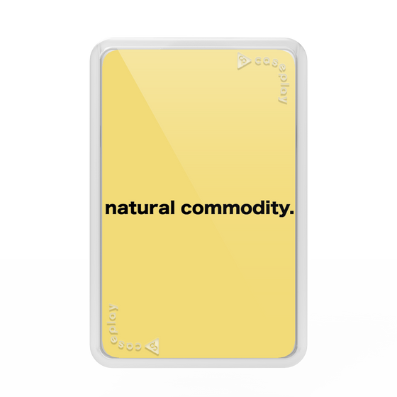 プレミアムカードウォレット［ NATURAL COMMODITY Yellow ］