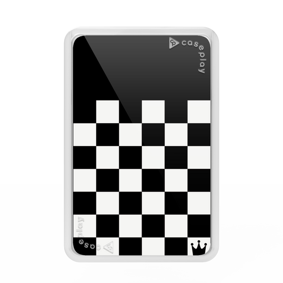 プレミアムカードウォレット［ Racing checkered flag - レーシングチェッカーフラッグ ］