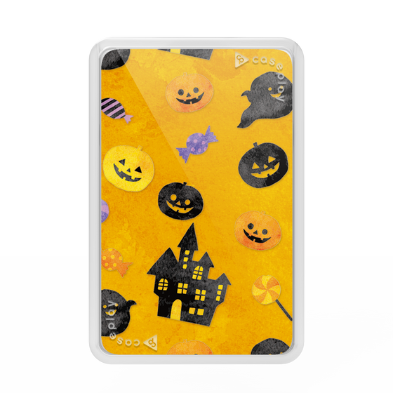 プレミアムカードウォレット［ Halloween Party - Orange ］