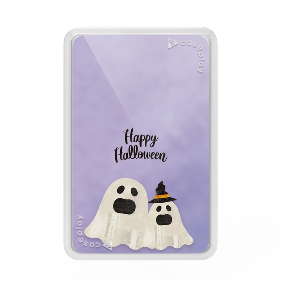 プレミアムカードウォレット［ Happy Halloween - Ghost ］