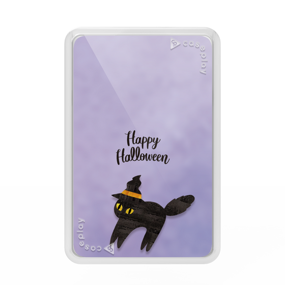 プレミアムカードウォレット［ Happy Halloween - Black cat ］
