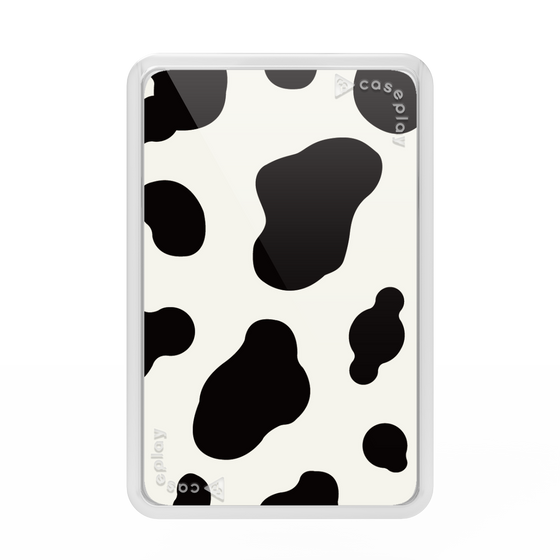 プレミアムカードウォレット［ Cow - White ］