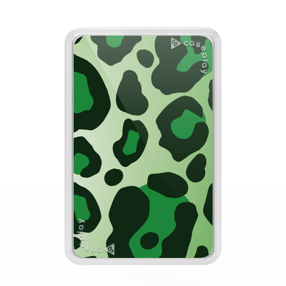プレミアムカードウォレット［ Leopard - Green ］