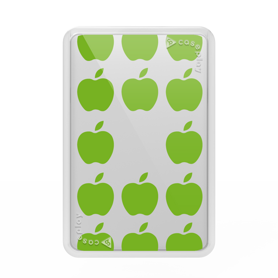 プレミアムカードウォレット［ Apple - Green ］