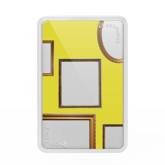 プレミアムカードウォレット［ Photo Frames - Yellow ］