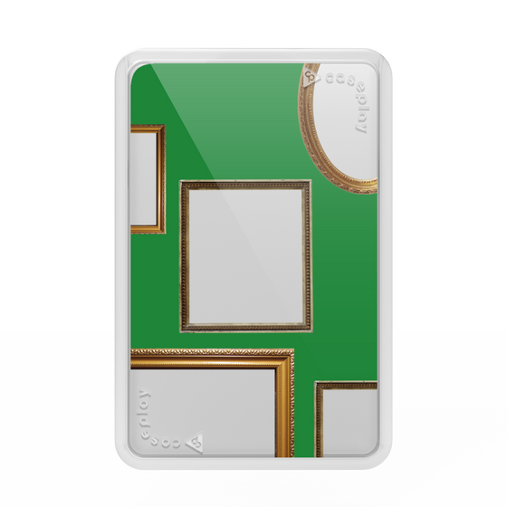 プレミアムカードウォレット［ Photo Frames - Green ］
