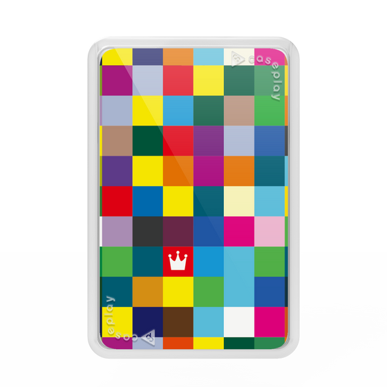 プレミアムカードウォレット［ CASEPLAY Rainbow Check ］