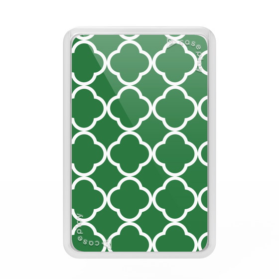 プレミアムカードウォレット［ Moroccan2 - Green ］