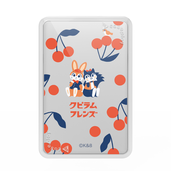 プレミアムカードウォレット［ クピラムフレンズ - チェリー ］