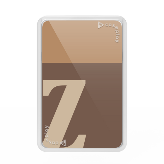 プレミアムカードウォレット［ オリジナル - initial two tone - Z brown ］