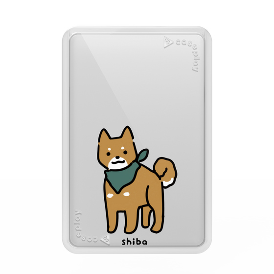 プレミアムカードウォレット［ オリジナル - CASEPLAYイヌ - shiba ］