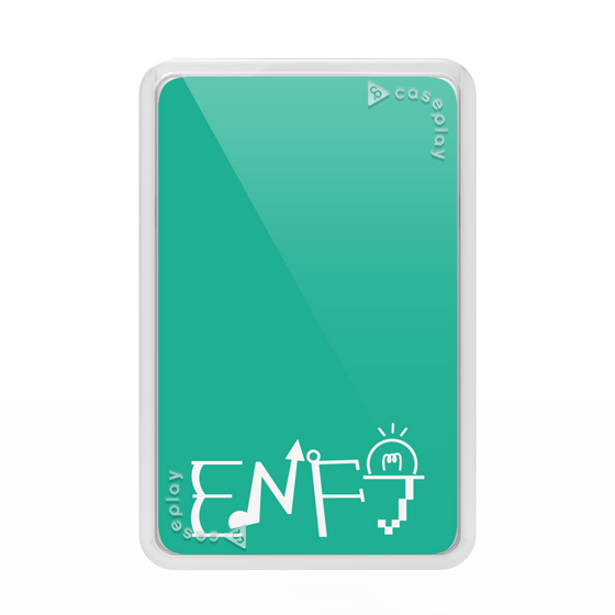 プレミアムカードウォレット［ オリジナル - ENFJ 主人公 - アルファベット - グリーン ］