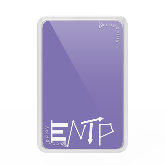 プレミアムカードウォレット［ オリジナル - ENTP 討論者 - アルファベット - パープル ］